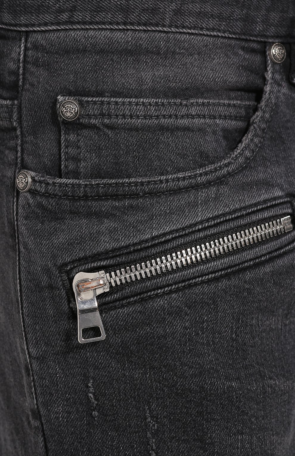 Джинсы с потертостями BALMAIN, арт. SH05336/Z160, фото 5