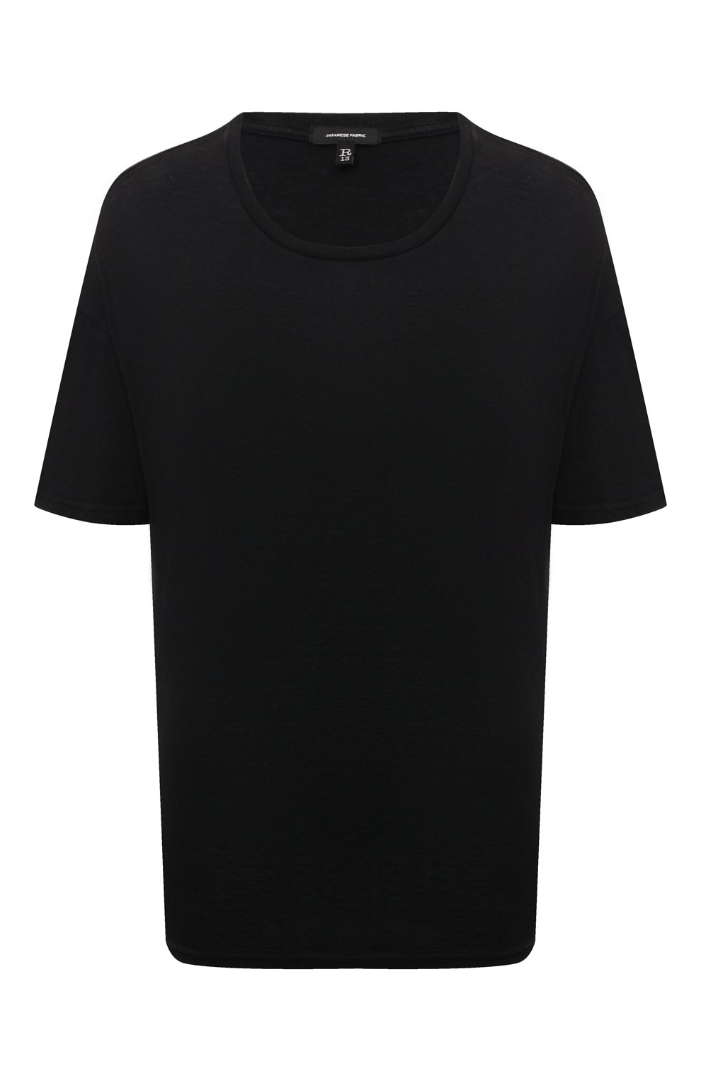 Хлопковая футболка R13 черного цвета по цене 30950 руб., арт. R13WK141-001BA, фото 1 Хлопковая футболка R13, арт. R13WK141-001BA, фото 1
