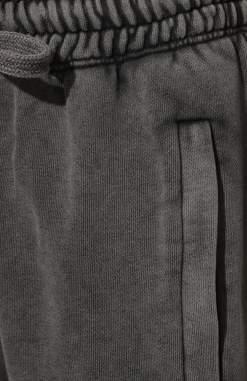 Хлопковые джоггеры DIEGO VENTURINO темно-серого цвета по цене 35300 руб., арт. FW22-DV PNT PATCH_WMN, фото 5 Хлопковые джоггеры DIEGO VENTURINO, арт. FW22-DV PNT PATCH_WMN, фото 5