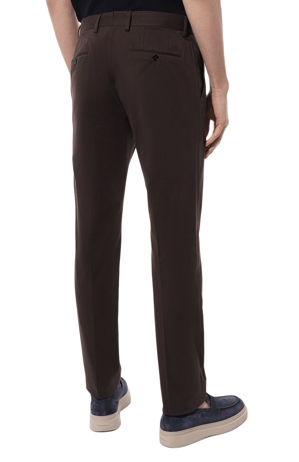 Хлопковые брюки ZEGNA, арт. TR14-E8I03, фото 4