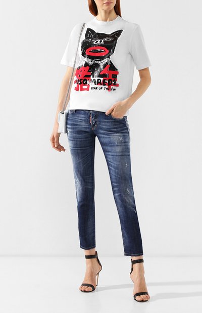 Хлопковая футболка DSQUARED2, арт. S75GD0003/S22427, фото 2