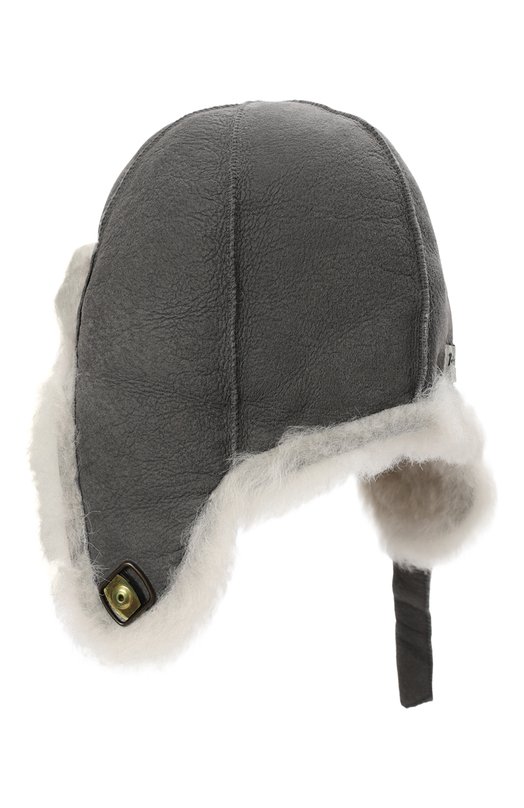 Шапка-ушанка из овчины Petit Nord Серый, фото 2