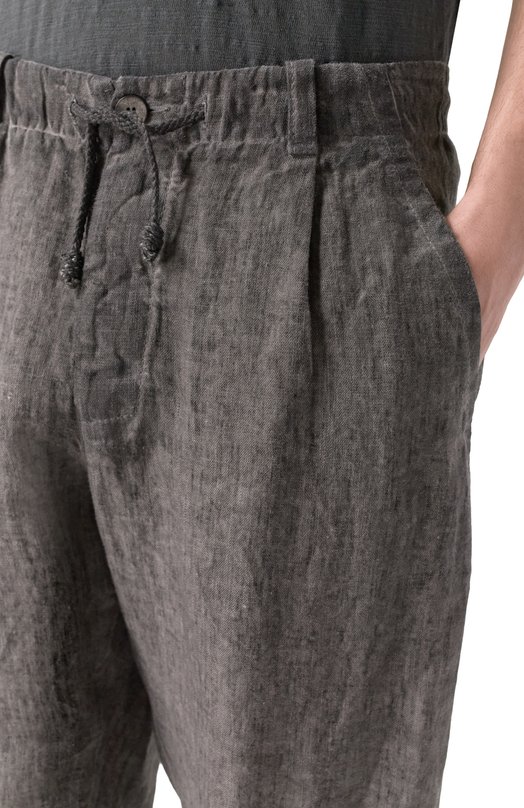 Льняные брюки Transit CFUTRCH170E Серый  CFUTRCH170E Фото 5