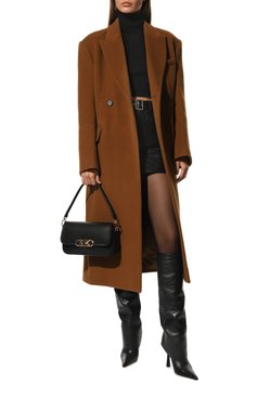 Женская сумка parker medium MICHAEL KORS COLLECTION черного цвета, арт. 30F2G7PC2L | Фото 8 (Сумки-технические: Сумки top-handle; Размер: medium; Материал: Натуральная кожа; Материал сплава: Проставлено; Нос: Не проставлено; Драгоце�нные камни: Проставлено)