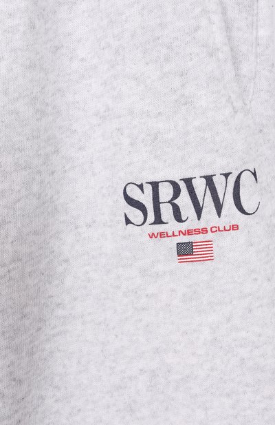 Джоггеры SPORTY AND RICH светло-серого цвета по цене 15150 руб., арт. PA03763177GY03, фото 3 Джоггеры SPORTY AND RICH, арт. PA03763177GY03, фото 3