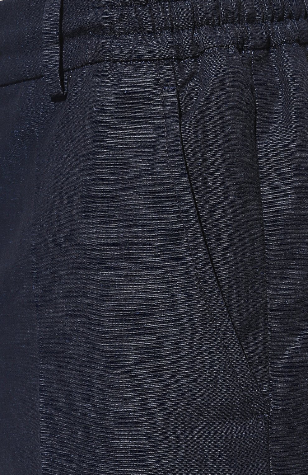 Брюки из хлопка и льна BERWICH синего цвета по цене 27900 руб., арт. SPIAGGIA/1/SB1534, фото 5 Брюки из хлопка и льна BERWICH, арт. SPIAGGIA/1/SB1534, фото 5