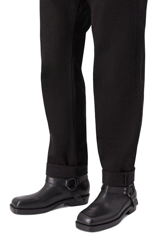 Кожаные ботинки Balmain FM1TE365/LVIT Чёрный  FM1TE365/LVIT Фото 3