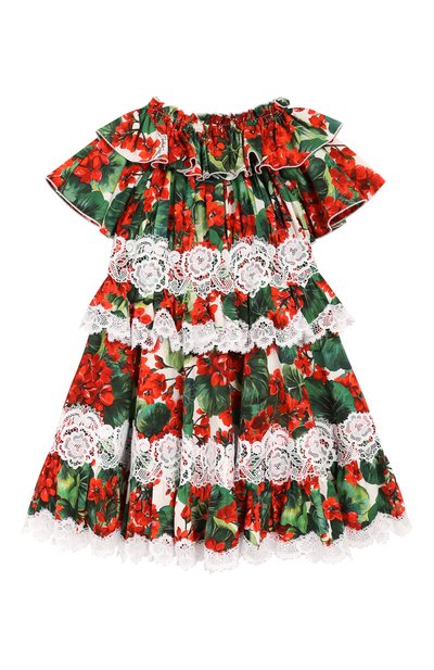 Хлопковое платье DOLCE & GABBANA, арт. L51DG8/HS5CL/2-6, фото 2
