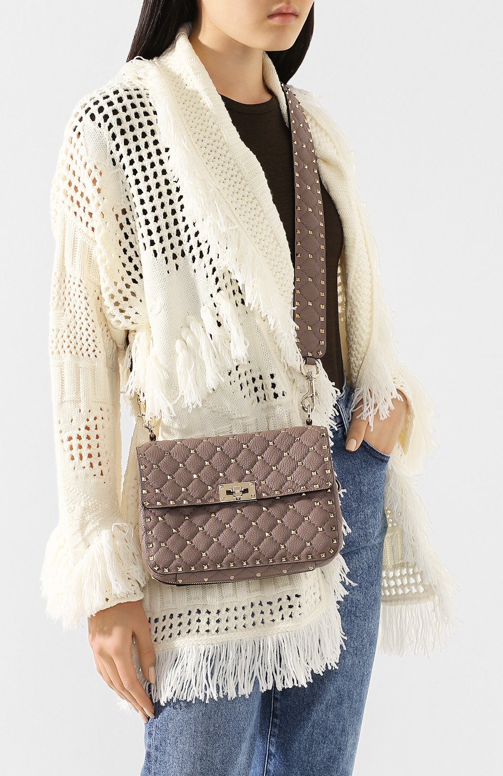 Сумка rockstud spike medium VALENTINO, арт. TW2B0E87/AVB, фото 7