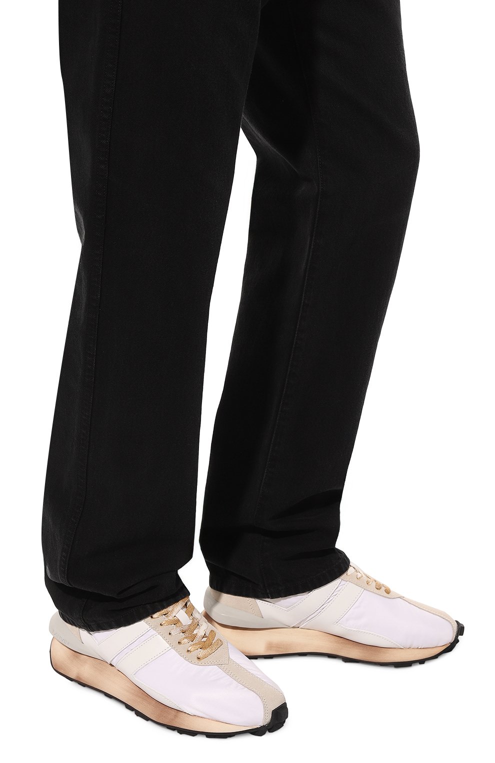 Комбинированные кроссовки LANVIN, арт. FM-SKBRUN-NYL0-P20, фото 3