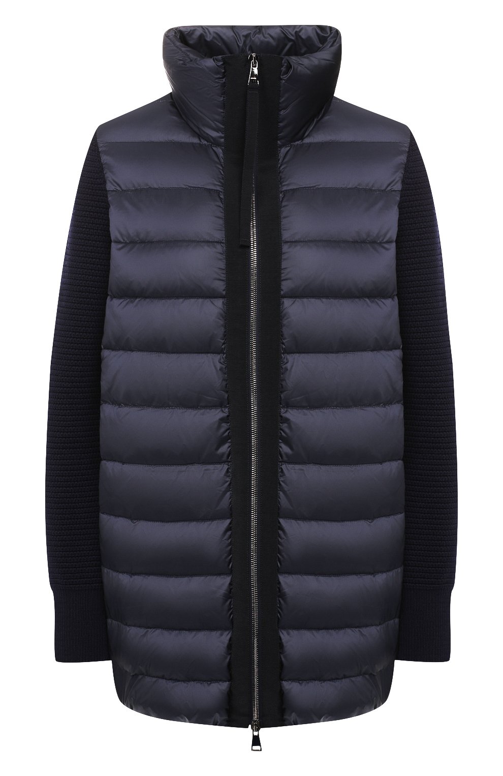 Пуховая куртка MONCLER темно-синего цвета по цене 99600 руб., арт. E2-093-94558-00-A9018, фото 1 Пуховая куртка MONCLER, арт. E2-093-94558-00-A9018, фото 1