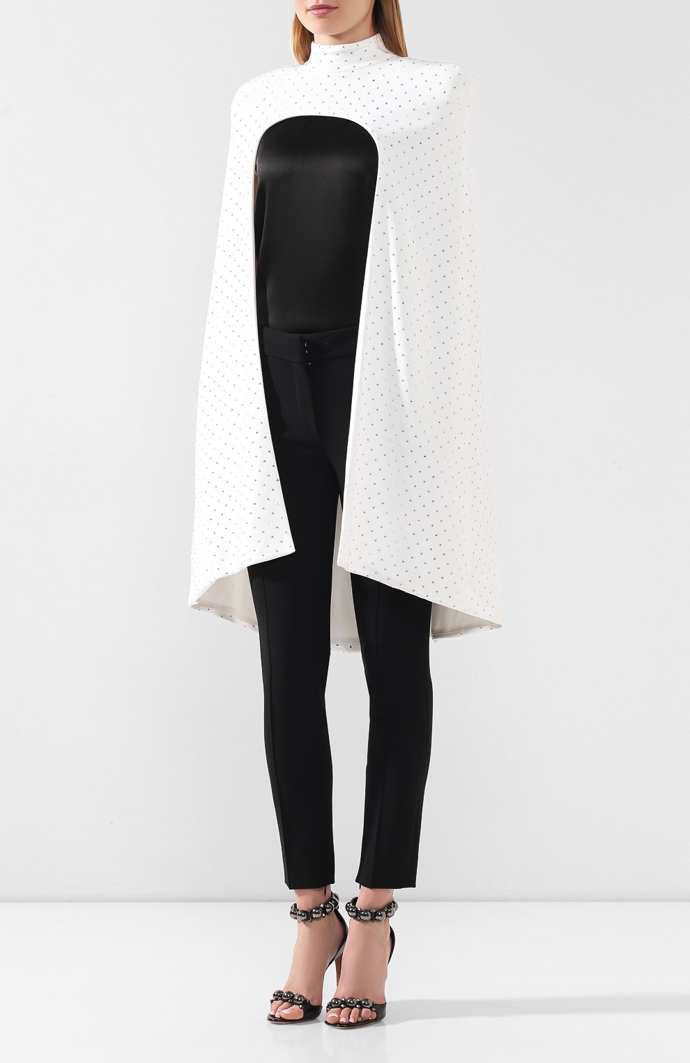 Накидка из вискозы BALMAIN, арт. SF08685/J127, фото 3