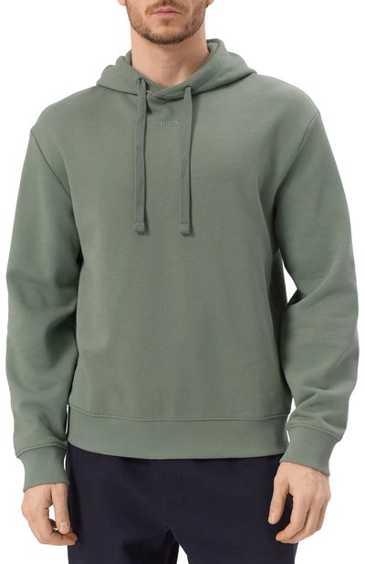 Хлопковое худи HUGO, арт. 50486478, фото 3
