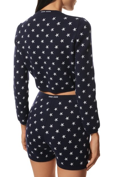 Шерстяной кардиган MIU MIU, арт. MMF516-1ZFC-F0008, фото 4