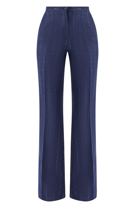 Женские брюки изо льна и шерсти KITON, арт. D60102K0940G02