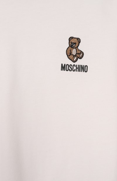 Хлопковый свитшот MOSCHINO кремового цвета по цене 11750 руб., арт. HUF09X/LCA19_001, фото 3 Хлопковый свитшот MOSCHINO, арт. HUF09X/LCA19_001, фото 3
