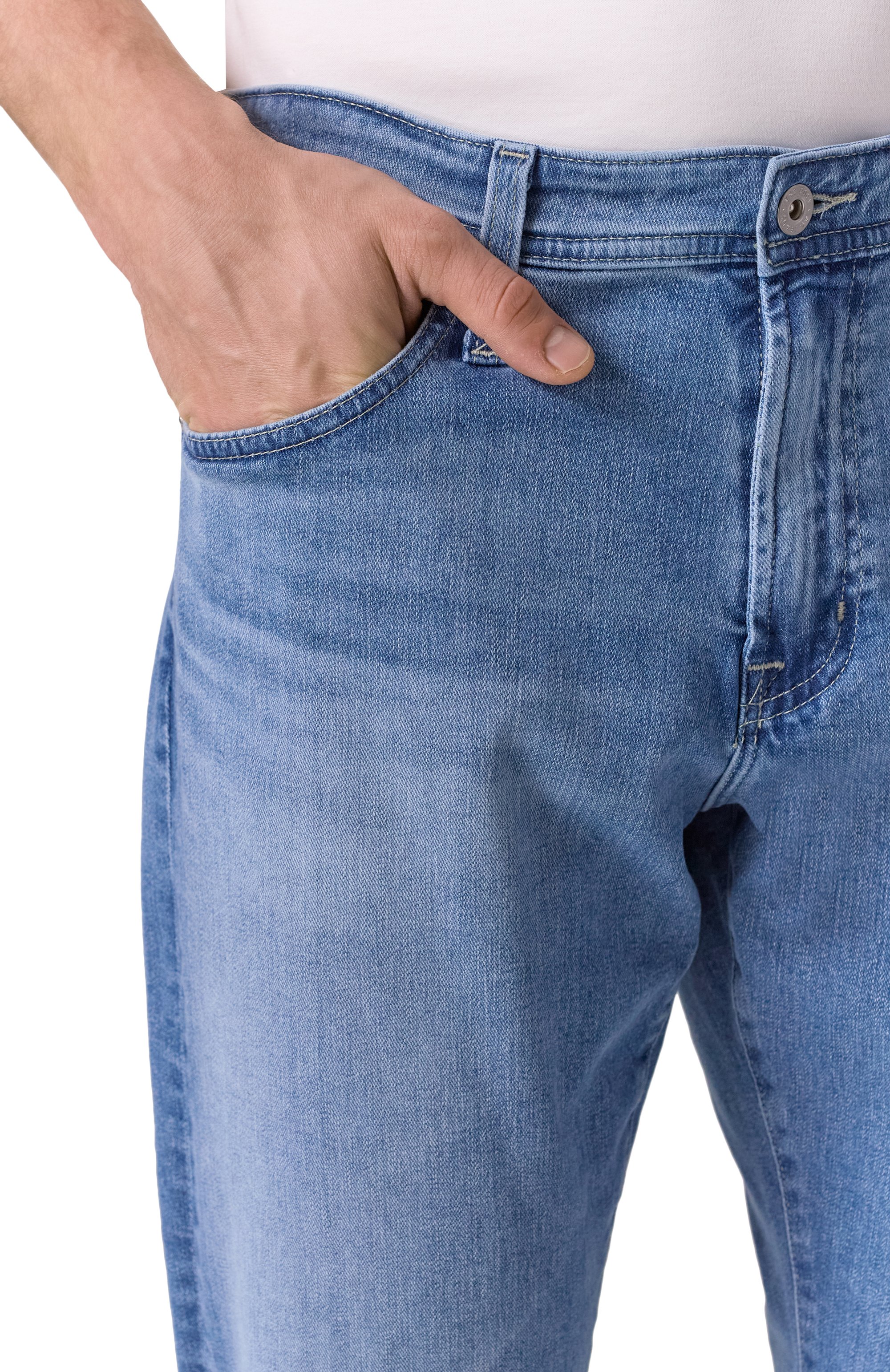 Джинсы protege AG ADRIANO GOLDSCHMIED синего цвета по цене 33300 руб., арт. 1049HYI, фото 5 Джинсы protege AG ADRIANO GOLDSCHMIED, арт. 1049HYI, фото 5