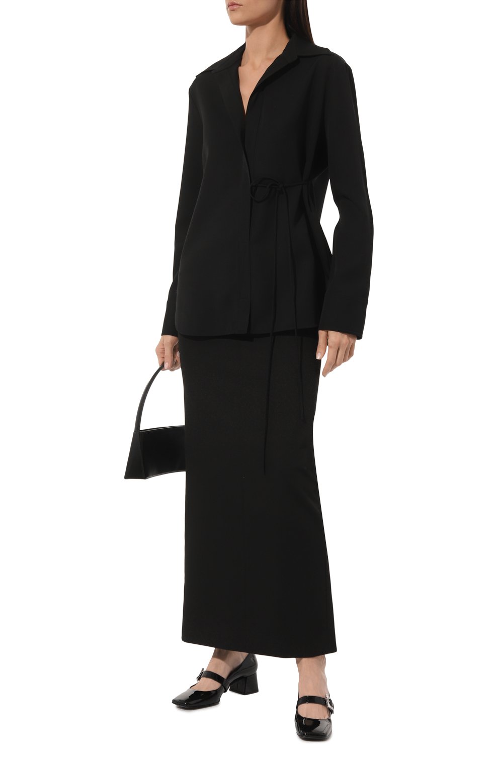 Кожаные туфли SERGIO ROSSI черного цвета по цене 99500 руб., арт. B07400/MVIV01, фото 2 Кожаные туфли SERGIO ROSSI, арт. B07400/MVIV01, фото 2