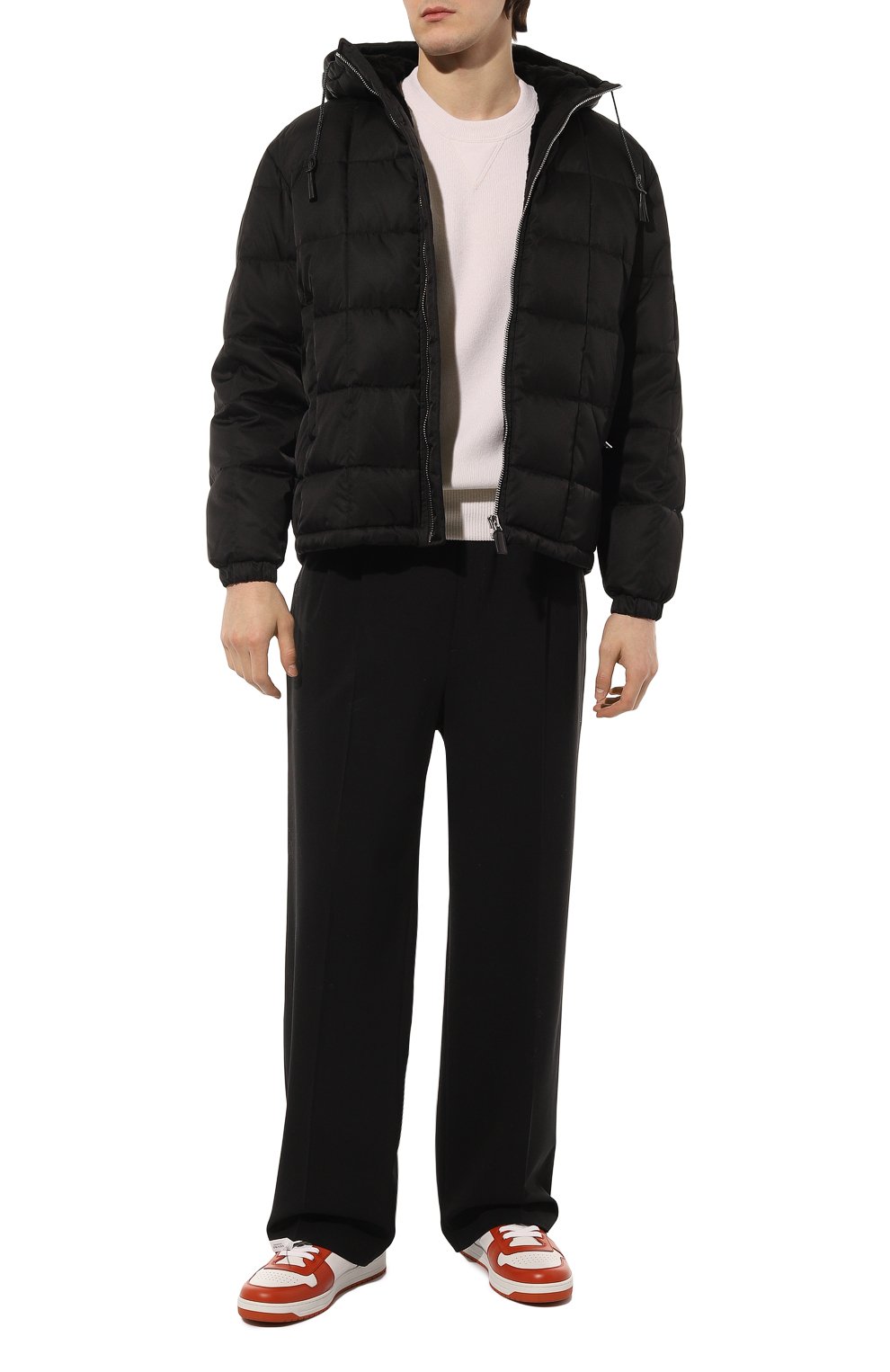 Пуховик с подкладкой из нутрии PRADA, арт. SGX176-1GQT-F0002-162, фото 2