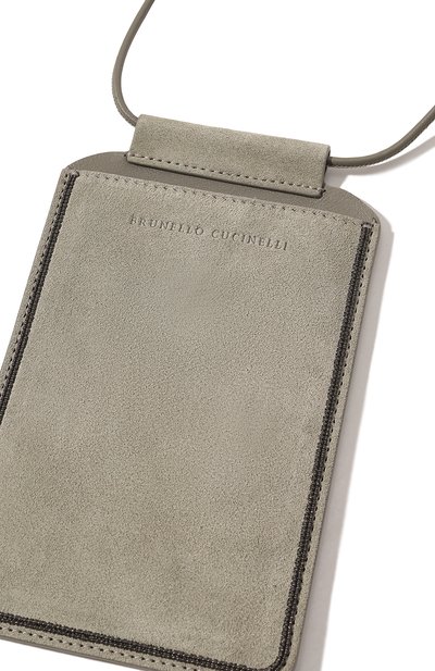 Замшевый чехол для телефона BRUNELLO CUCINELLI, арт. MWDLD2531, фото 2