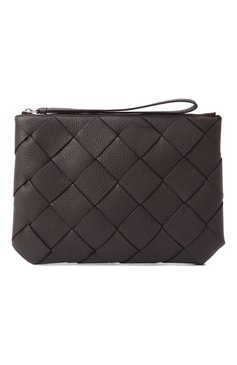 Мужская клатч diago large BOTTEGA VENETA темно-коричневого цвета, арт. 795632/V4FV1 | Фото 1 (Материал сплава: Проставлено; Драгоценные камни: Проставлено; Материал: Натуральная кожа; Размер: medium; Принт: Без принта)