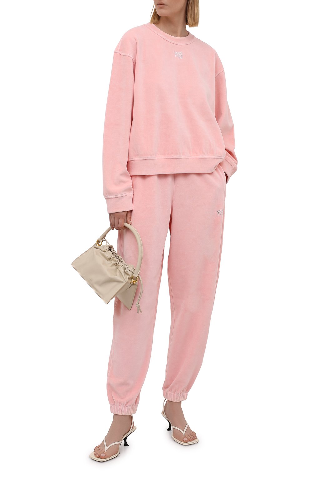 Хлопковый свитшот ALEXANDERWANG.T розового цвета по цене 46050 руб., арт. 4CC3211265, фото 2 Хлопковый свитшот ALEXANDERWANG.T, арт. 4CC3211265, фото 2