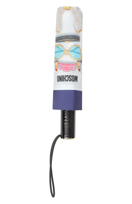 Складной зонт Moschino 8970-0PENCL0SEA Голубой  8970-0PENCL0SEA Фото 4