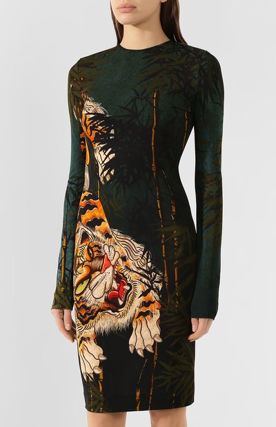 Платье из вискозы DSQUARED2 разноцветного цвета по цене 78650 руб., арт. S72CV0103/S23666, фото 3 Платье из вискозы DSQUARED2, арт. S72CV0103/S23666, фото 3