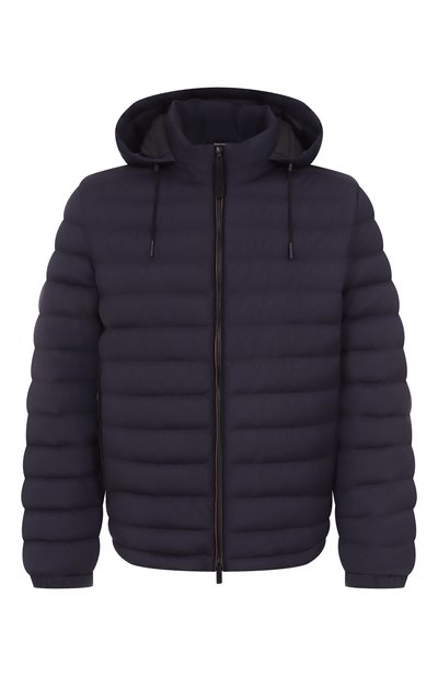 Мужская пуховик из шерсти и шелка ZEGNA, арт. 7209B/E7T25