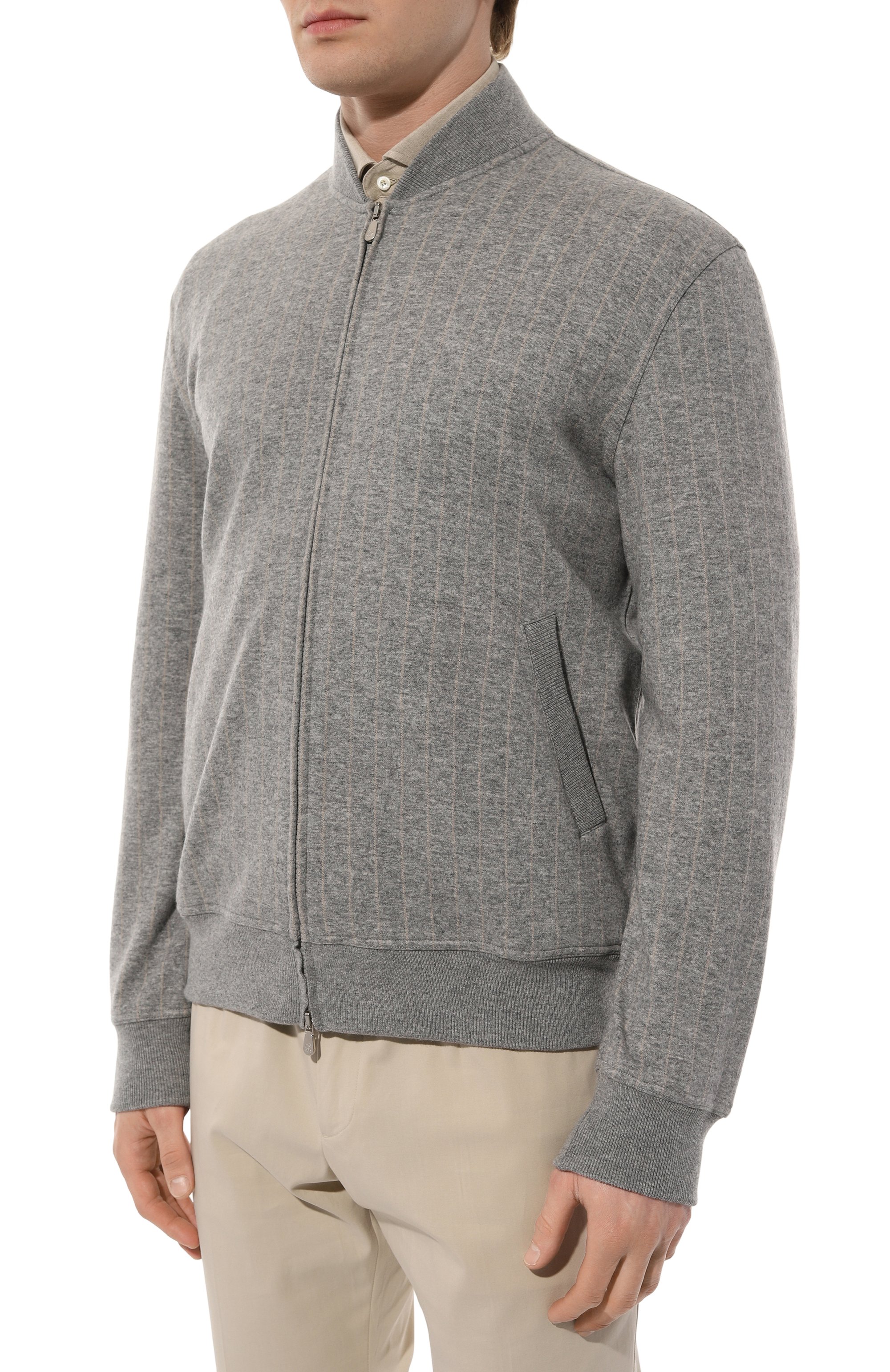 Кардиган из кашемира и хлопка BRUNELLO CUCINELLI, арт. M0T789072G, фото 3