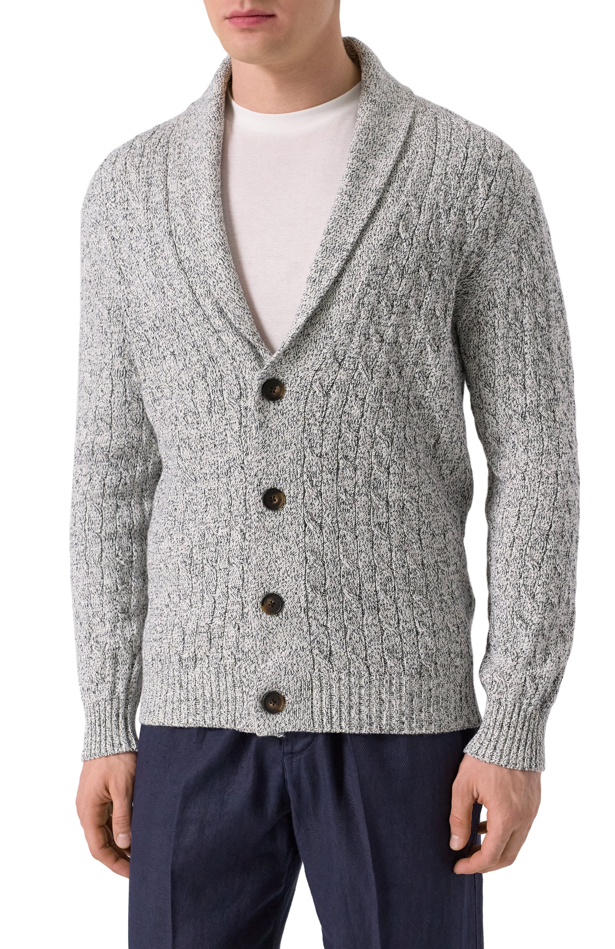 Хлопковый кардиган KITON, арт. UMK067002, фото 3