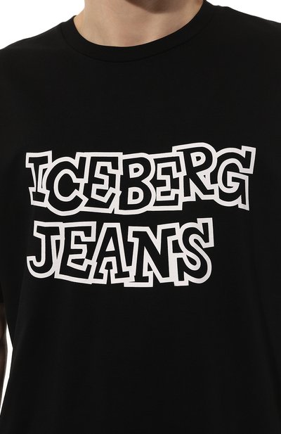 Хлопковая футболка ICEBERG, арт. F020/6325, фото 5