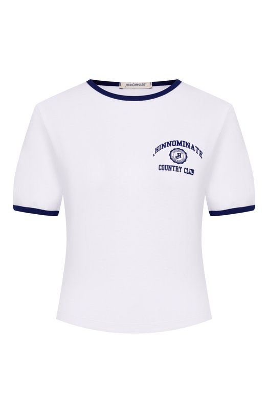 Хлопковая футболка HINNOMINATE HMABW02460 Белый HMABW02460