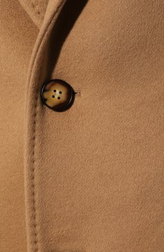 Мужской шерстяное пальто BURBERRY бежевого цвета, арт. 8058261 | Фото 5 (Драгоценные камни: Проставлено; Рукава: Длинные; Длина (верхняя одежда): До середины бедра; Материал утеплителя: Шерсть; Материал внешний: Шерсть; Материал сплава: Проставлено; 1-2-бортные: Однобортные; Мужское Кросс-КТ: пальто-верхняя одежда; Стили: Кэжуэл)
