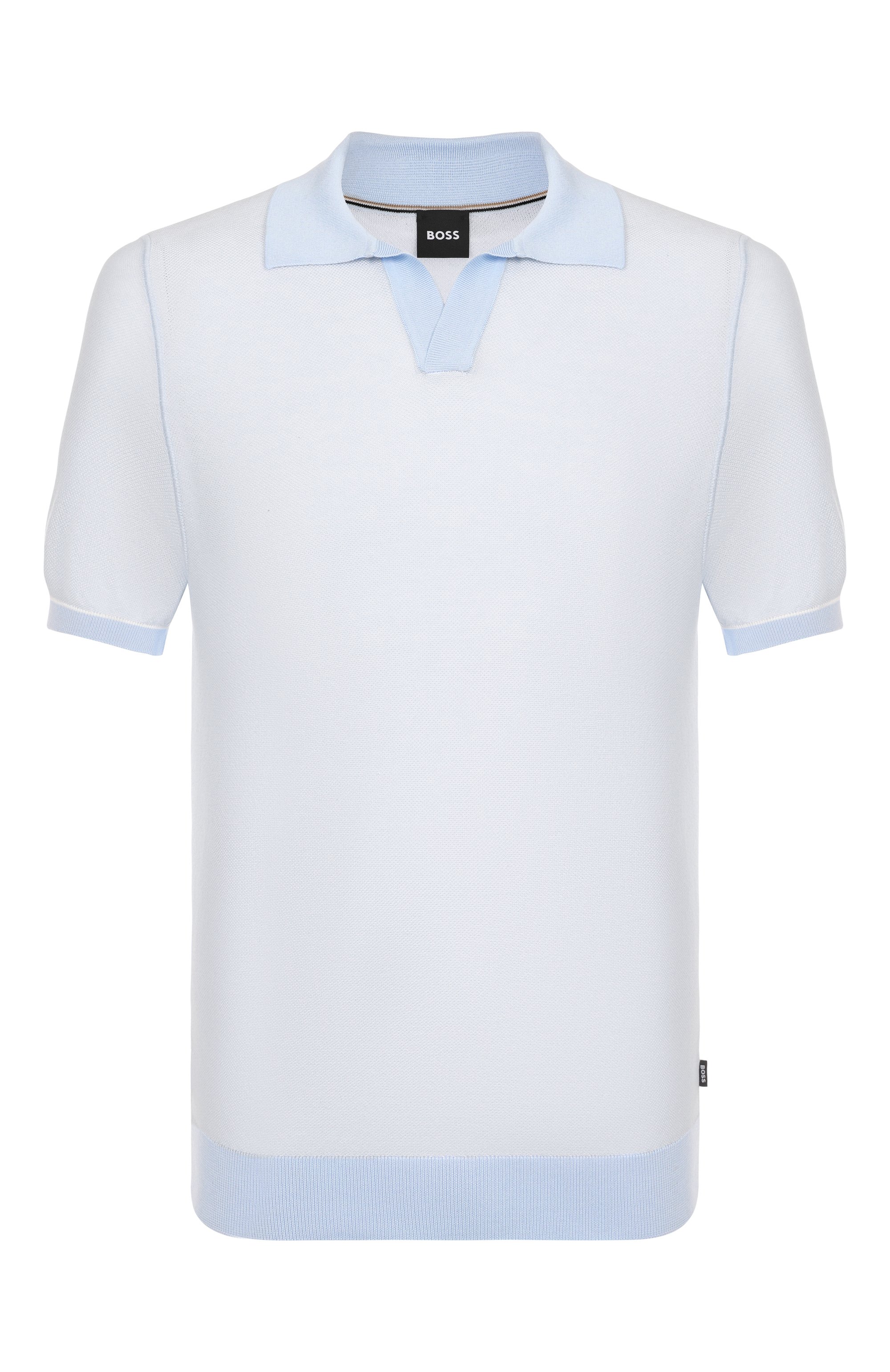 Поло из хлопка и лиоцелла BOSS, арт. 50537654, фото 1