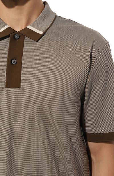 Хлопковое поло BOSS, арт. 50494991, фото 5