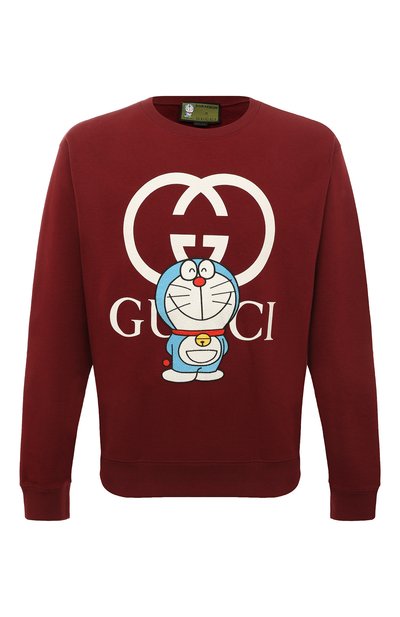 Хлопковый свитшот doraemon x gucci  GUCCI, арт. 626990 XJDE1, фото 1