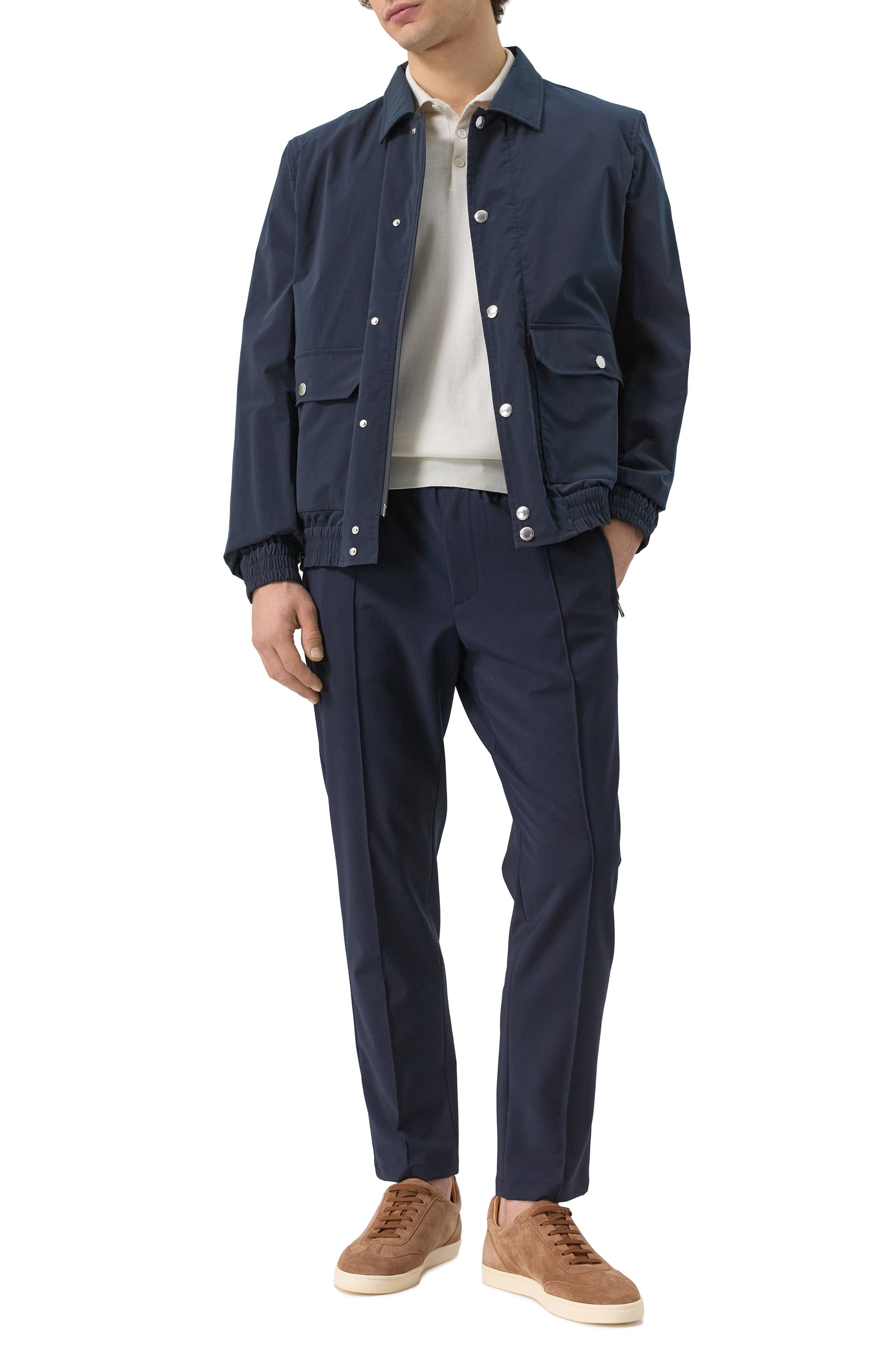 Хлопковое поло BRUNELLO CUCINELLI, арт. M29805205, фото 2