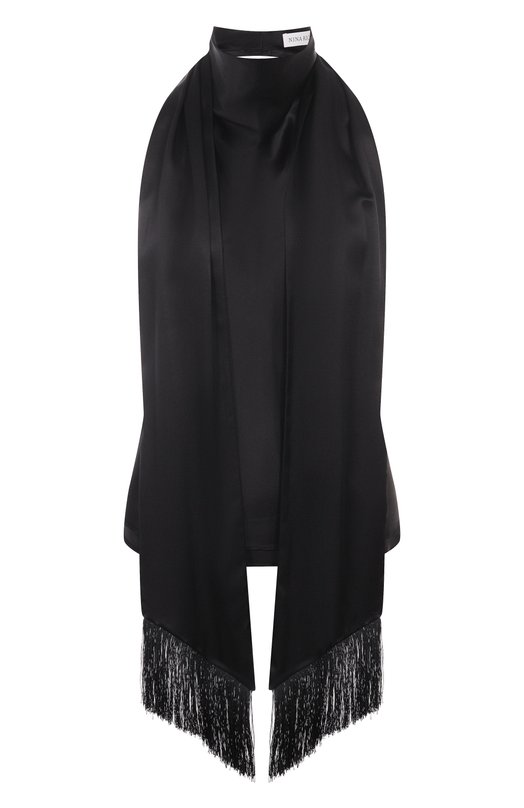 Атласный топ Nina Ricci 25ACT0022/VI0530 Чёрный 25ACT0022/VI0530