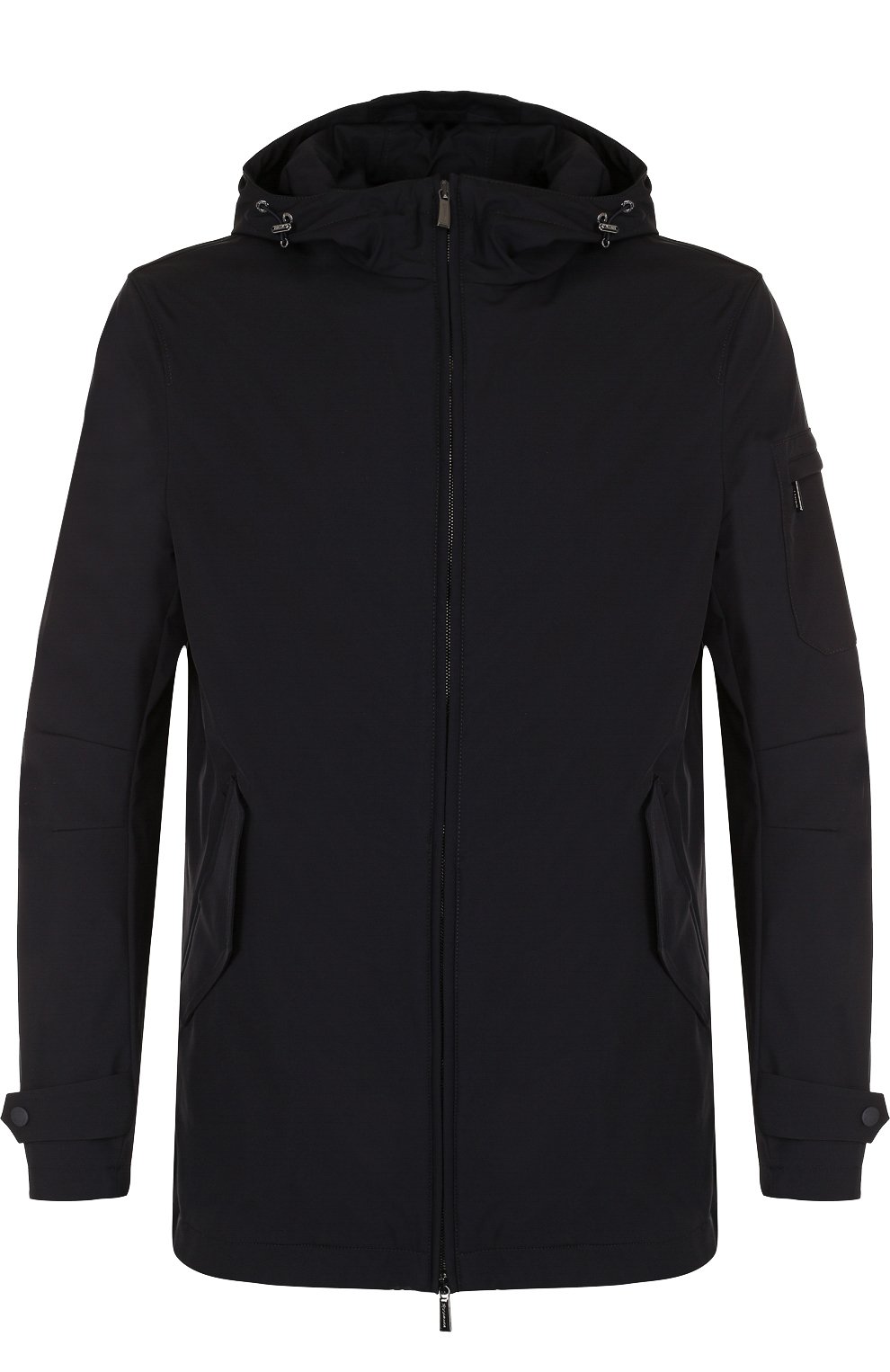 Укороченный плащ на молнии с капюшоном MOORER, арт. WAHLER-KNA, фото 1