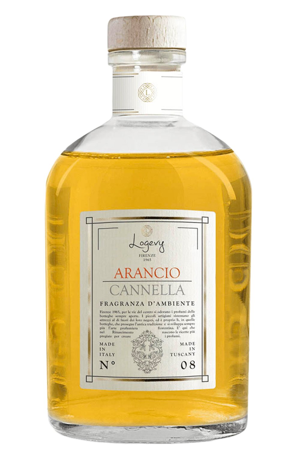 Диффузор arancio cannella / "апельсин & корица" (ваза 3000ml + рефил 6x500ml) LOGEVY FIRENZE 1965, арт. 8050519370073, фото 1