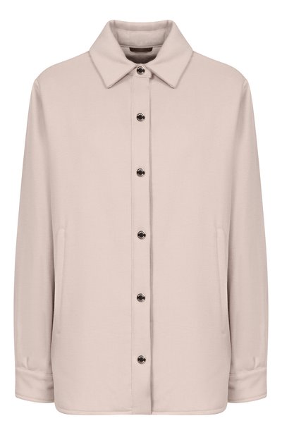 Женская куртка-рубашка из шерсти и кашемира MOORER, арт. KINSALE/LS9