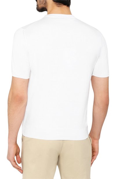 Хлопковый джемпер FIORONI белого цвета по цене 41300 руб., арт. MK20260A2, фото 4 Хлопковый джемпер FIORONI, арт. MK20260A2, фото 4