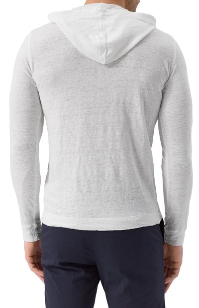 Льняной лонгслив-хенли 120% LINO, арт. 32ALIM7553/E908/S00, фото 4