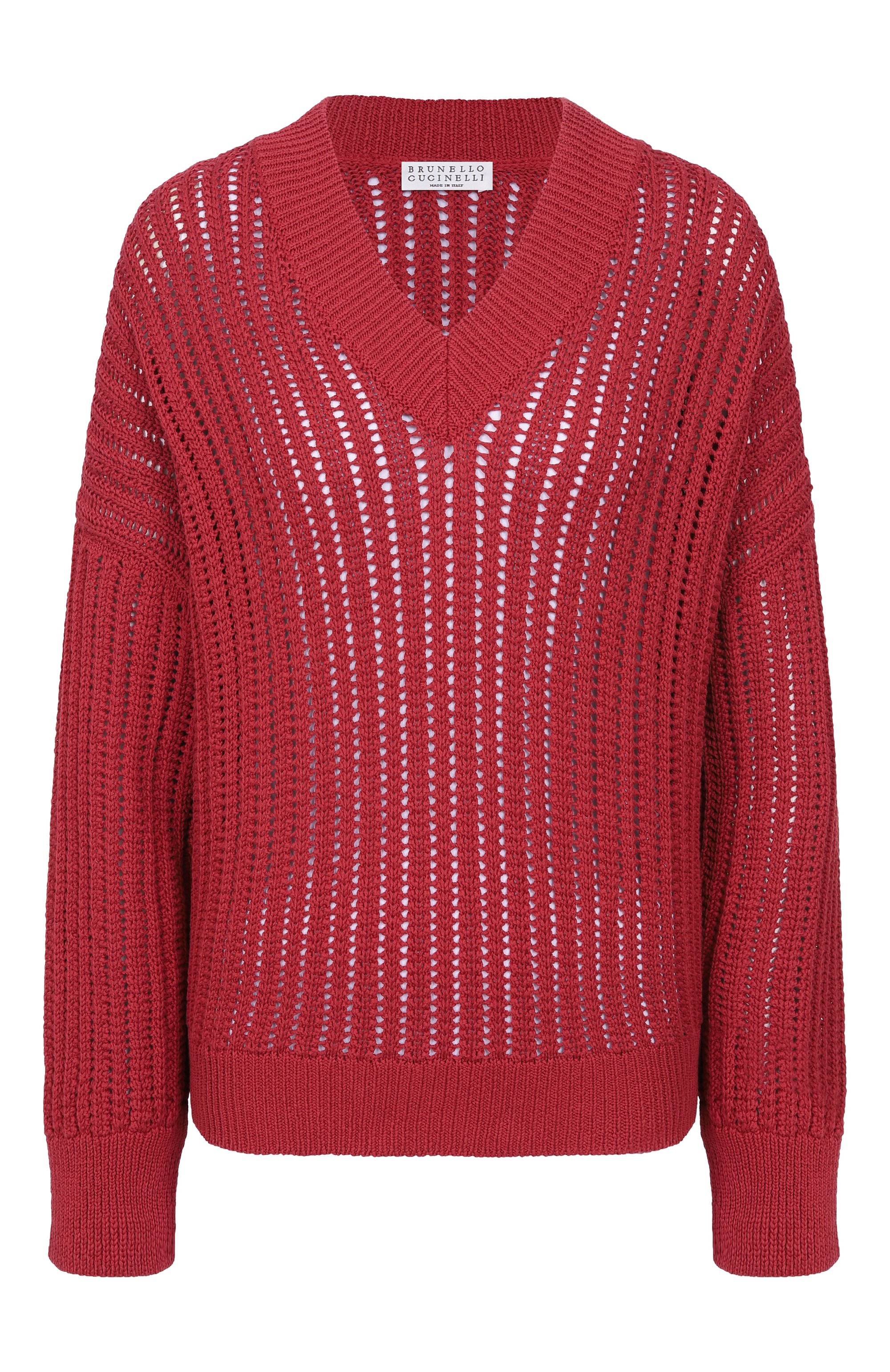 Хлопковый свитер BRUNELLO CUCINELLI, арт. MSB581812, фото 1