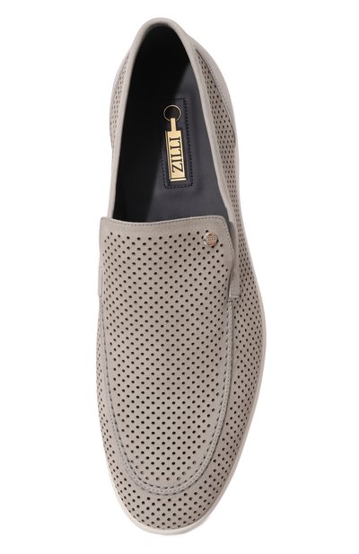 Замшевые лоферы ZILLI, арт. H0090AM1003VRUL01, фото 5