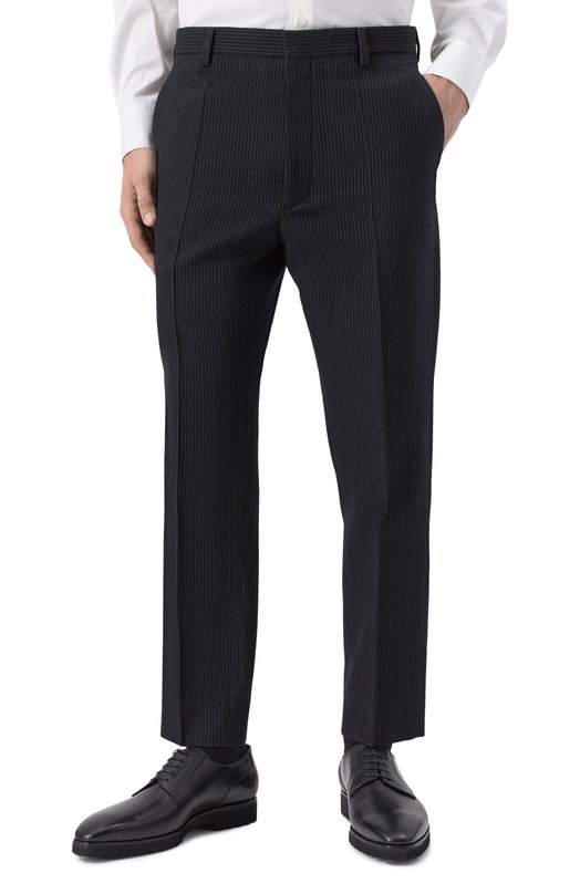 Шерстяные брюки Prada UP0147-1ZCX-F0002-212 Чёрный  UP0147-1ZCX-F0002-212 Фото 3