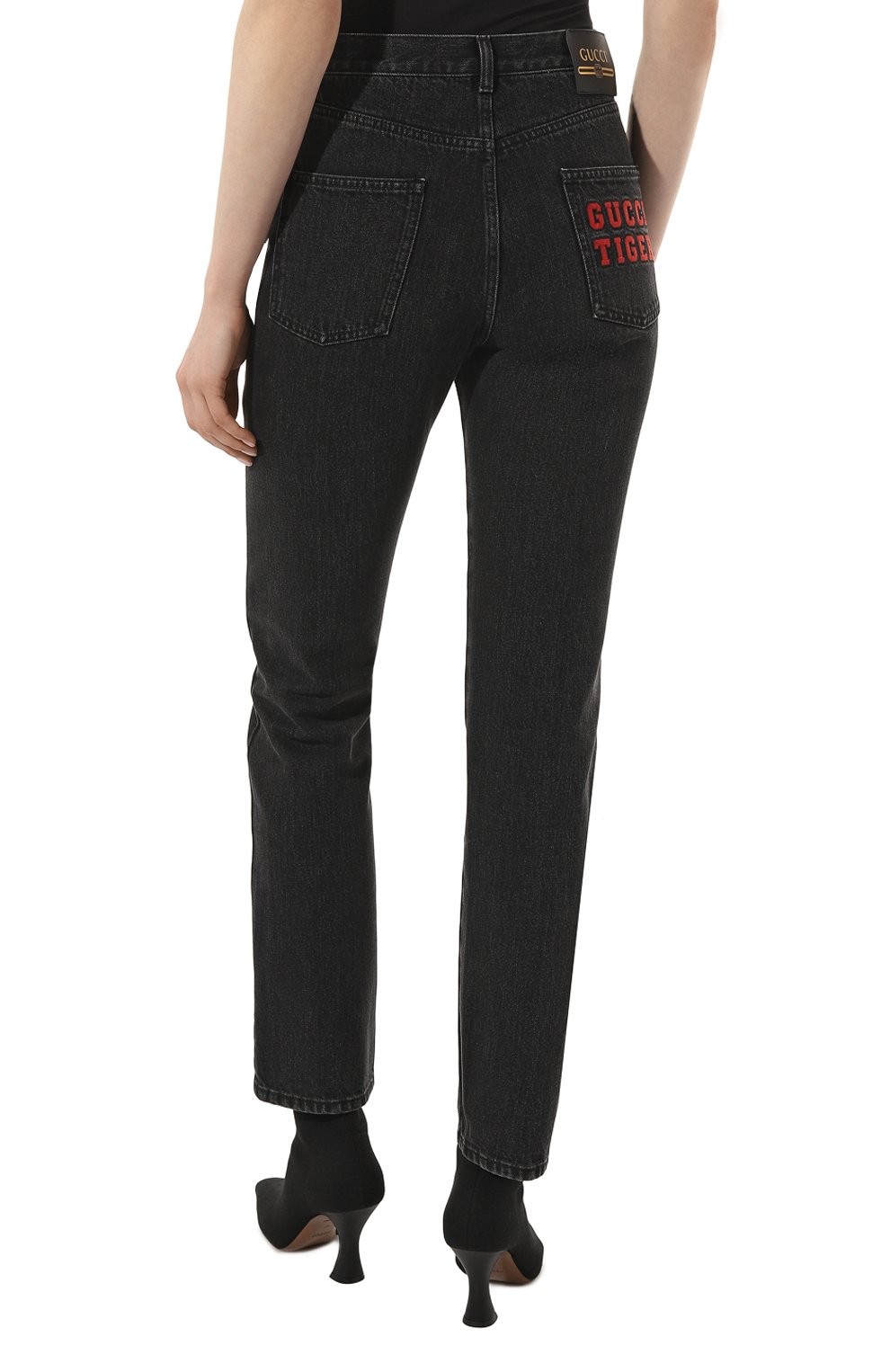 Джинсы GUCCI темно-серого цвета по цене 113760 руб., арт. 687362 XDBWJ, фото 4 Джинсы GUCCI, арт. 687362 XDBWJ, фото 4