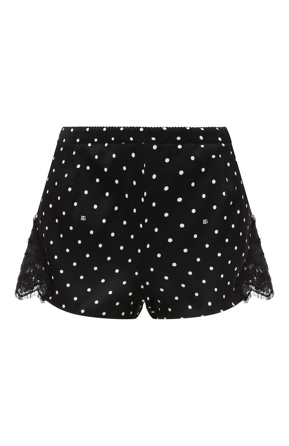 Шорты из шелка и хлопка DOLCE & GABBANA черного цвета по цене 51150 руб., арт. 03C43T/0N00R, фото 1 Шорты из шелка и хлопка DOLCE & GABBANA, арт. 03C43T/0N00R, фото 1