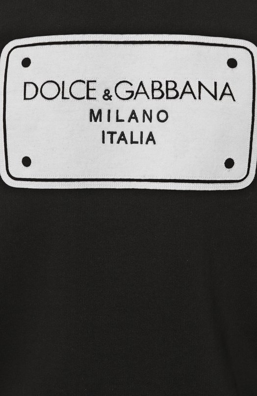 Хлопковый свитшот Dolce & Gabbana G9AHSZ/G7NRT Серый  G9AHSZ/G7NRT Фото 5
